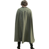 Wool Justus Cloak - Olive-GoblinSmith