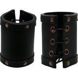 Pirate Leather Wrist Bracers-GoblinSmith