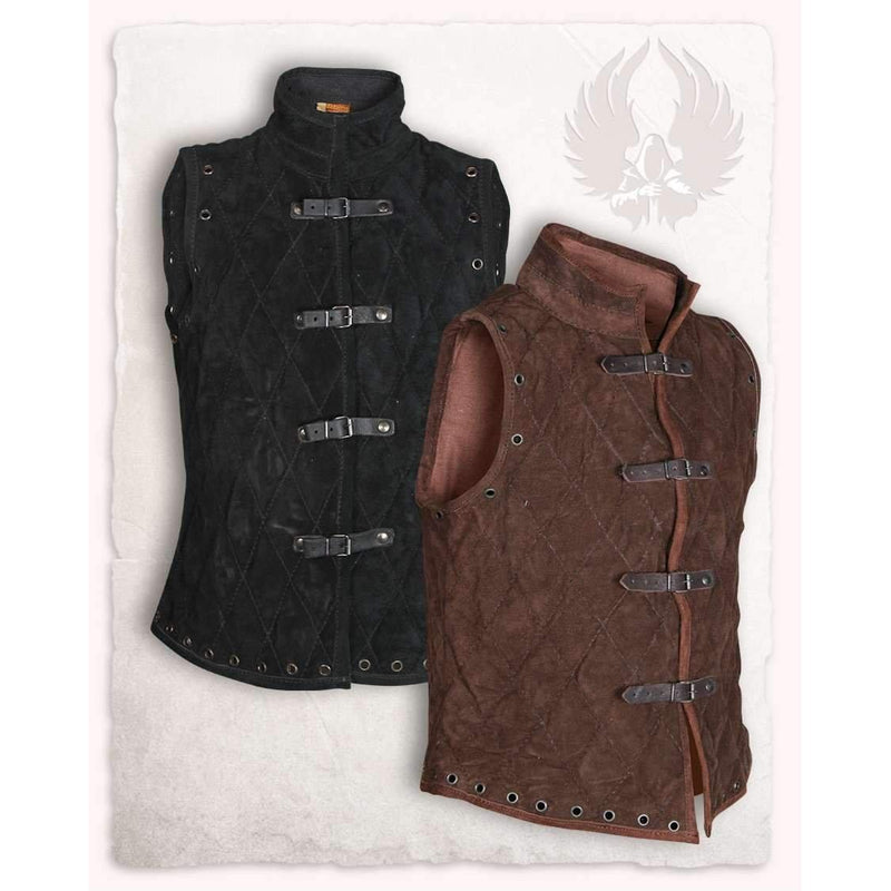 Leather Vest Gambeson – The Medieval Store